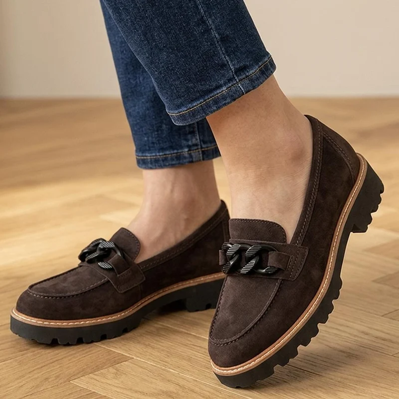 Squeeze Smart Platform Pumps - GAB40502 / 325 945 - Chocolate