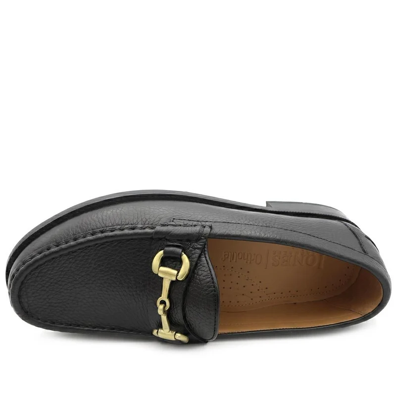 Roan Leather Slip-On Shoes - ROAN / 326 791 - Black Grain