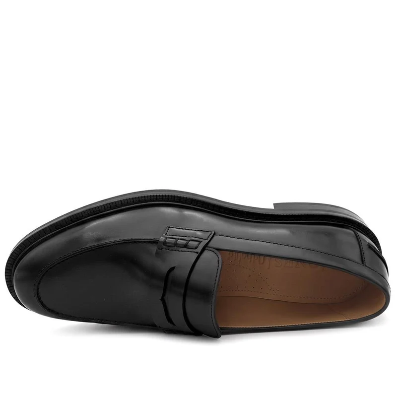 Raynor Smart Leather Penny Loafers - RAYNOR / 329 983 - Black