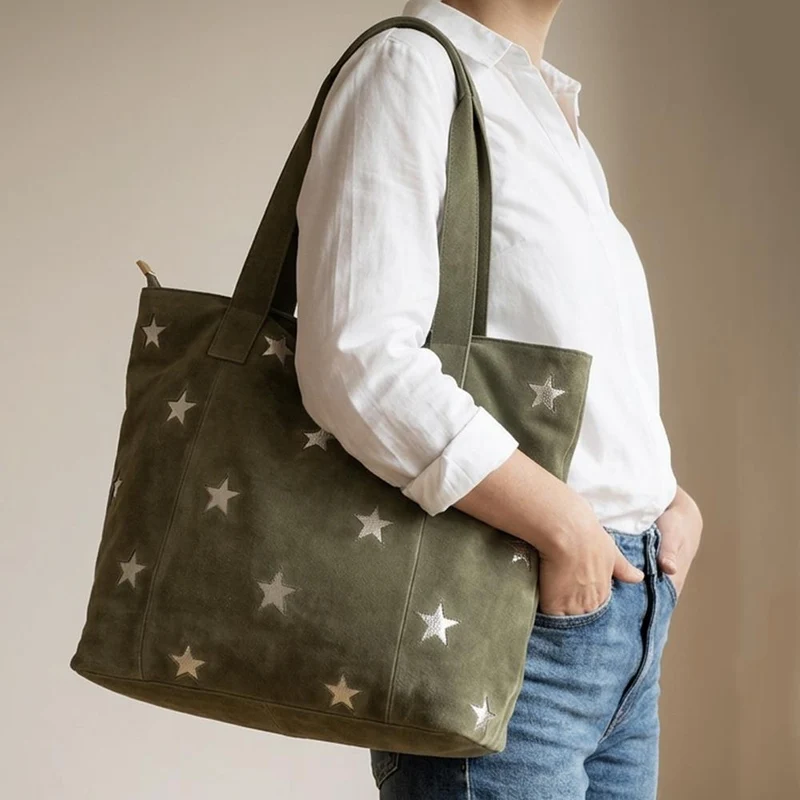 Dayna Star Leather Bag - MACO30500 / 317 148 - Khaki