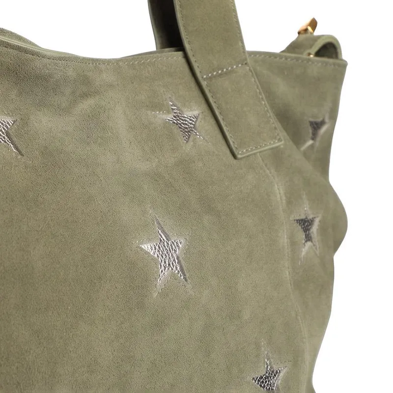 Dayna Star Leather Bag - MACO30500 / 317 148 - Khaki