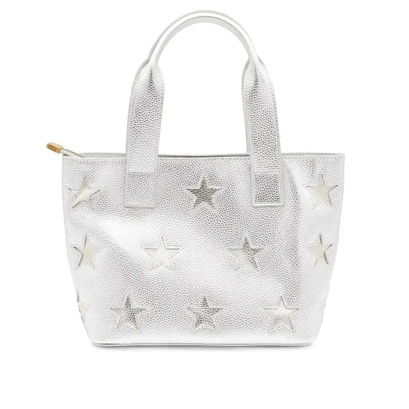 Dayna Mini Leather Handbag - DAYNAMINI / 328 356 - Silver