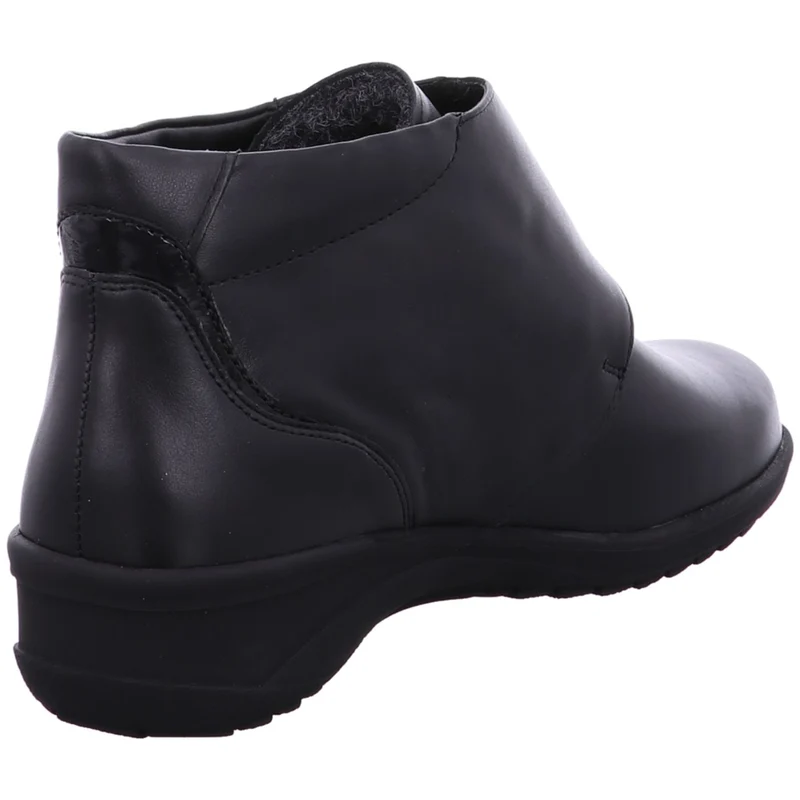 Solidus Stiefelette Karo schwarz