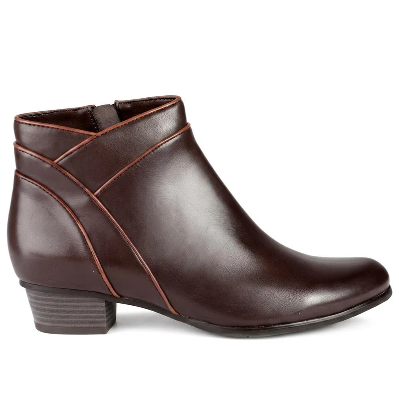 Leather Smart Ankle Boots - SINO44501 / 330 150