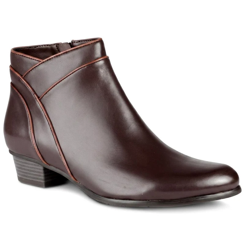 Regarde Le Ciel Leather Smart Ankle Boots - SINO44501 / 330 150 - Brown