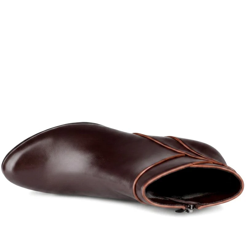 Regarde Le Ciel Leather Smart Ankle Boots - SINO44501 / 330 150 - Brown