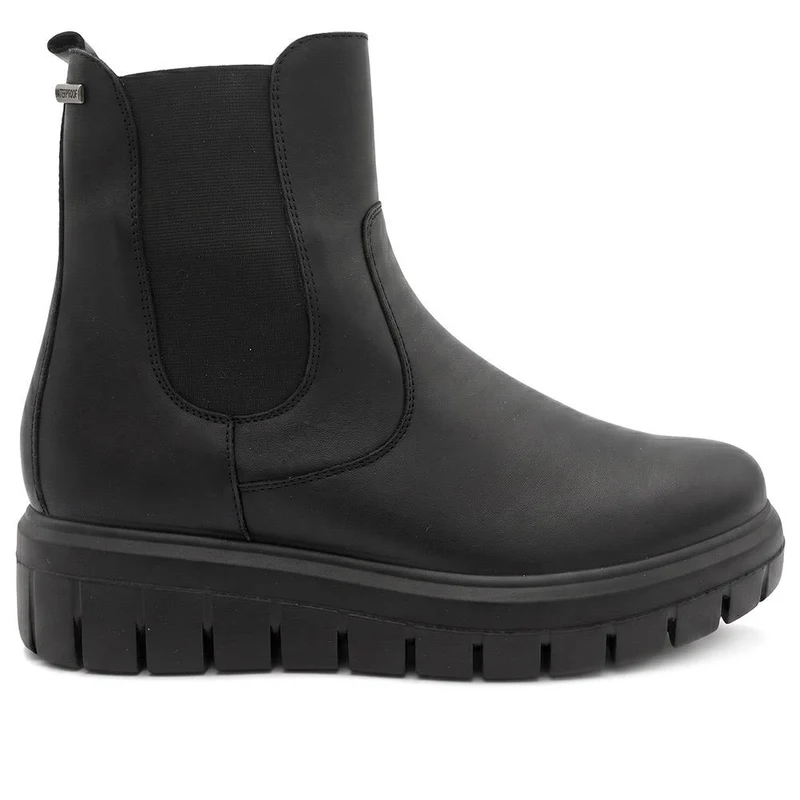 Marbella Leather Platform Heel Ankle Boots - MARBELLA / 330 144