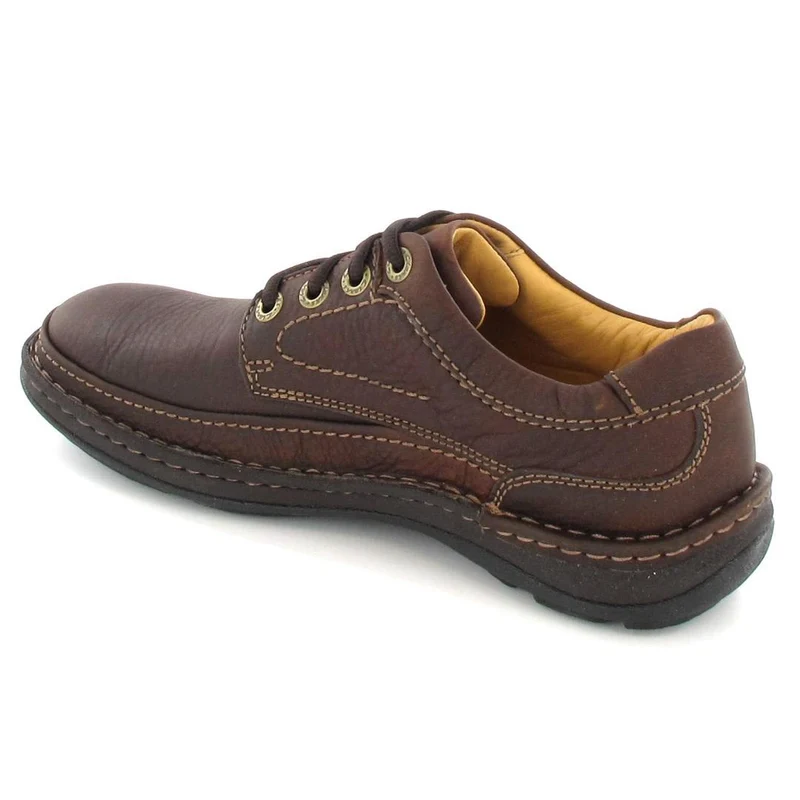 Clarks Schnürschuh Nature Three d'braun