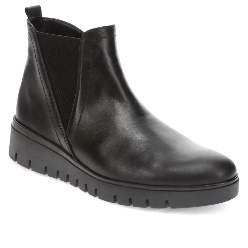 Dublin Gabor Chunky Leather Ankle Boots - GAB40505 / 325 879 - Black