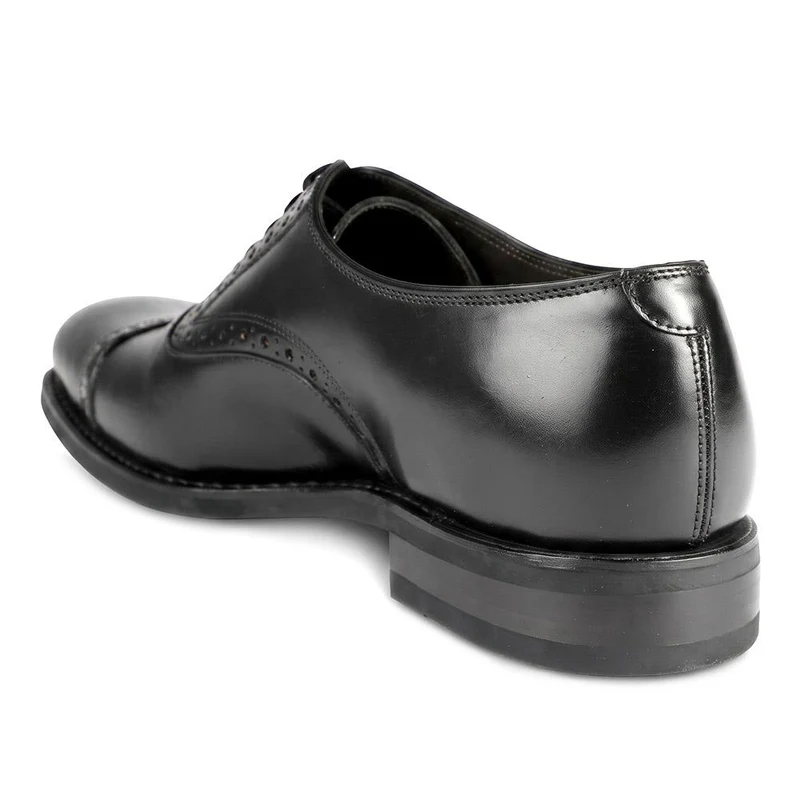 Loake Kellar Wide Fit Leather Brogues - LOA44501 / 330 535 - Black Leather