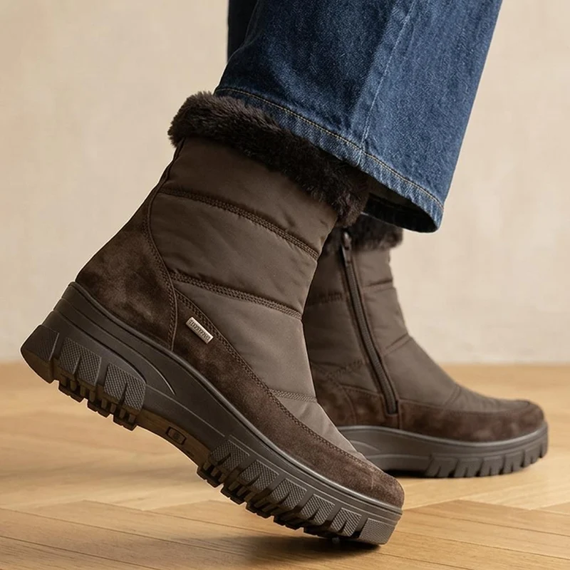 Mariquita Warm Lined Snow Boots - MARIQUITA / 330 145 - Chocolate