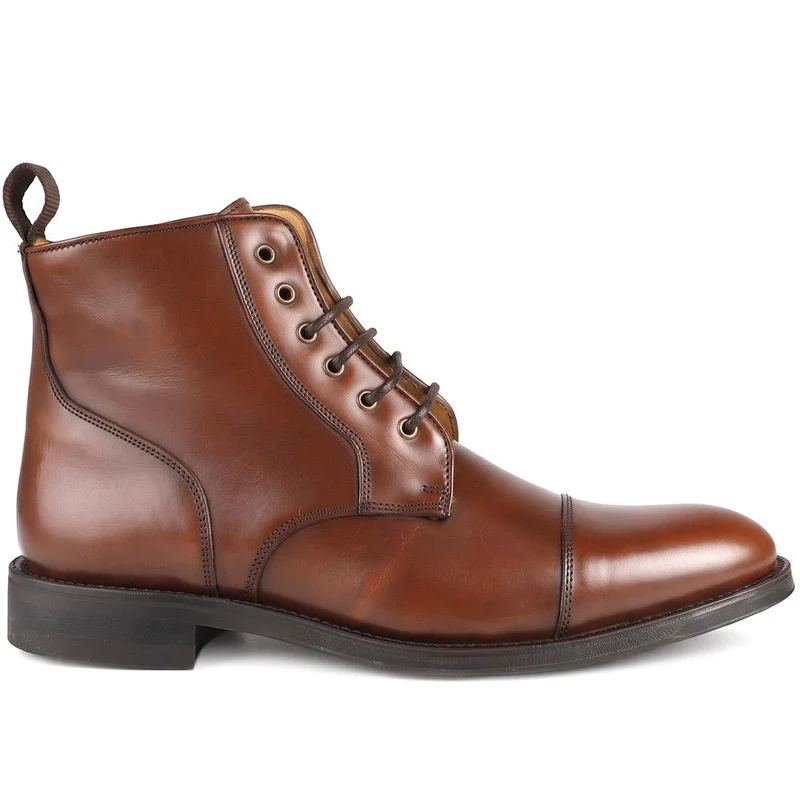 Chalkwell Blake Stitched Leather Lace Up Boots - CHALKWELL / 327 853