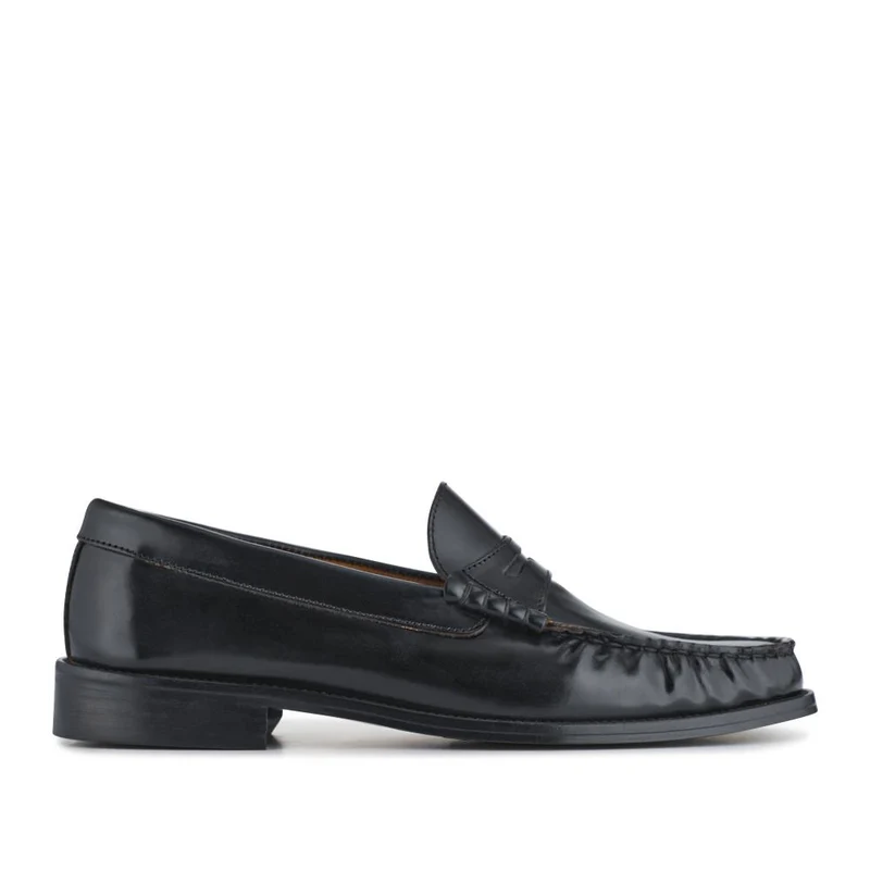 Perna Smart Leather Moccasins - PERNA / 327 304 - Black Leather