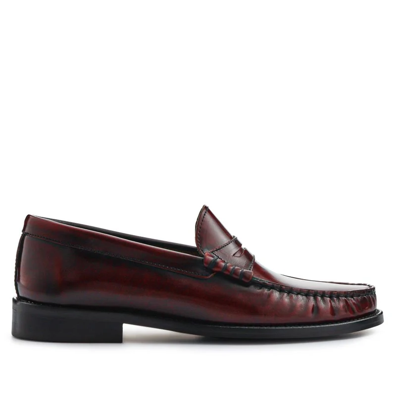 Perna Smart Leather Moccasins - PERNA / 327 304 - Burgundy