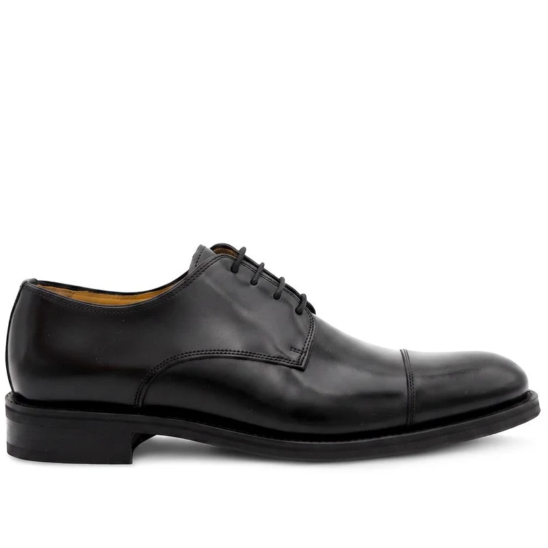 Cadogan Smart Leather Derby Shoes - CADOGAN / 330 296 - Black