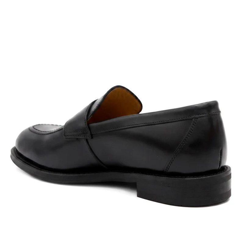 Colt Leather Penny Loafers - COLT / 330 297 - Black