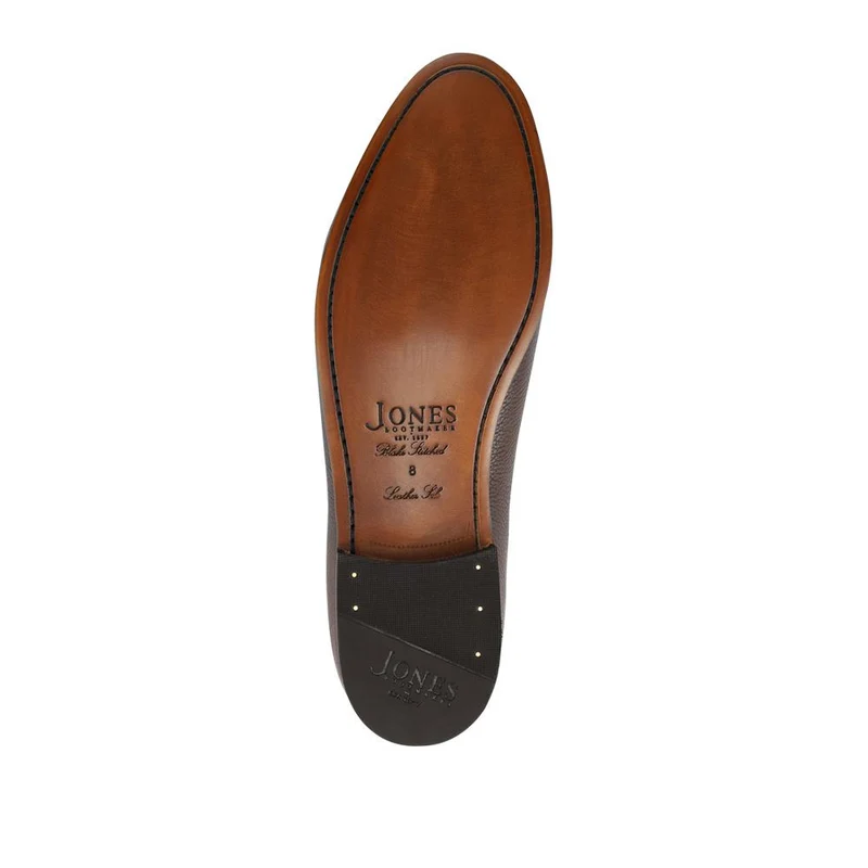 Camillo Smart Leather Tasselled Loafers - CAMILLO / 328 813 - Brown Grain