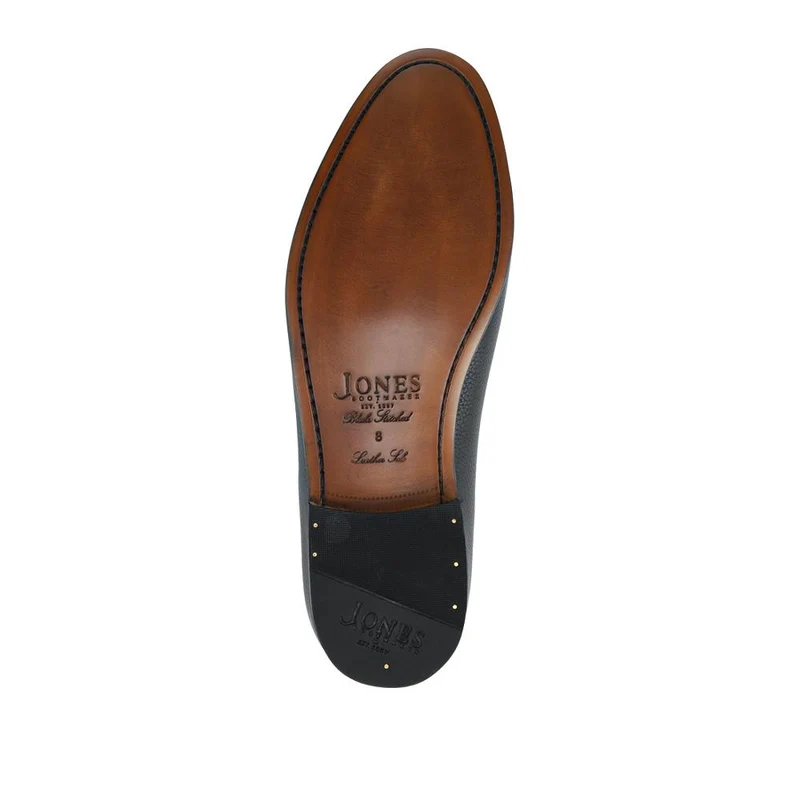 Camillo Smart Leather Tasselled Loafers - CAMILLO / 328 813 - Black Grain