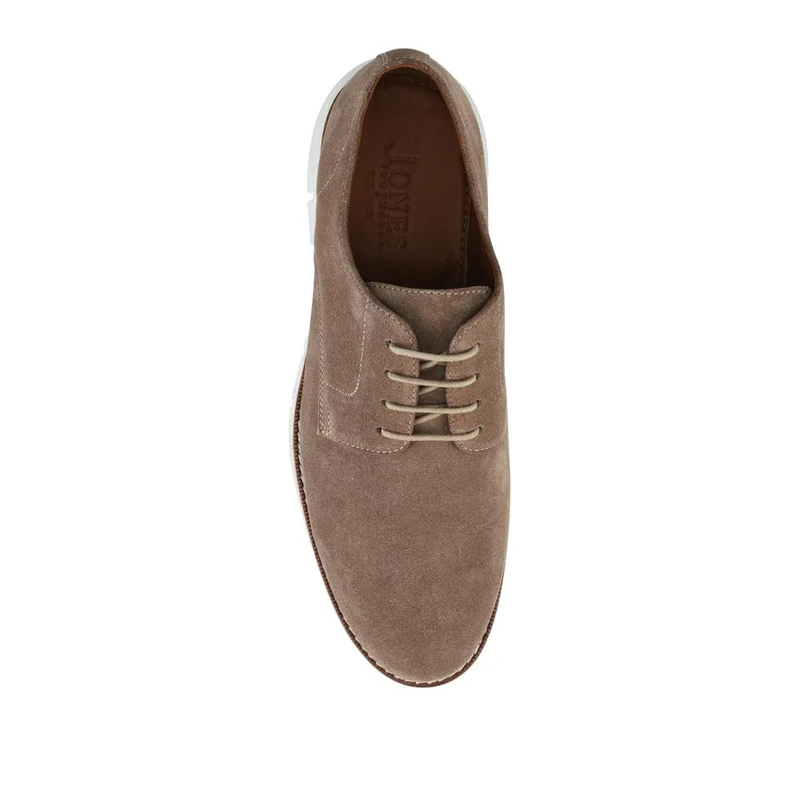 Longtown Leather Lace Up Cushioning Shoes - LONGTOWN / 328 825 - Sand Suede