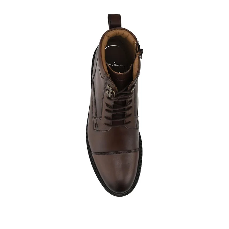Oliver Sweeney Runcorn Antiqued Leather Boots - OLIVR42507 / 328 555 - Brown