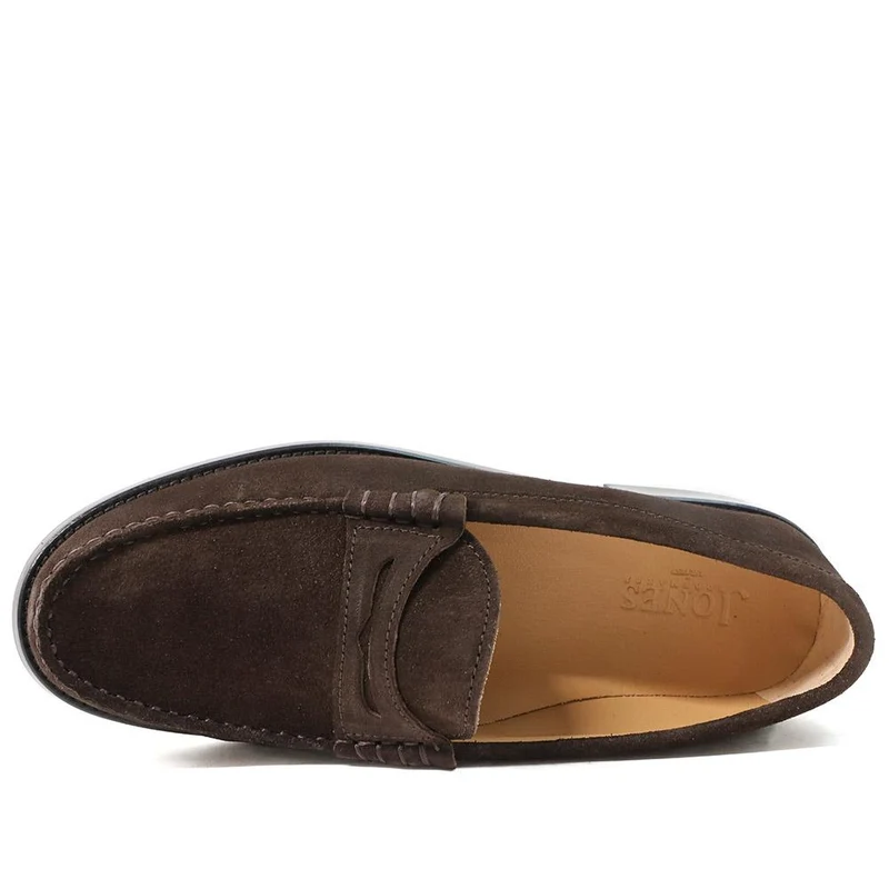 Perna Smart Leather Moccasins - PERNA / 327 304 - Chocolate Suede
