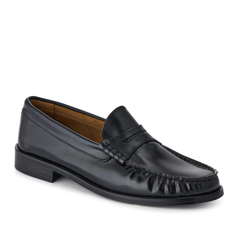 Perna Smart Leather Moccasins - PERNA / 327 304 - Black Leather