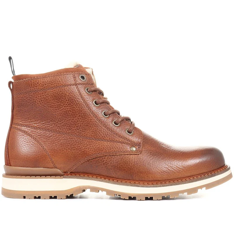 Ealing Leather Ankle Boots - EALING / 321 007 - Tan