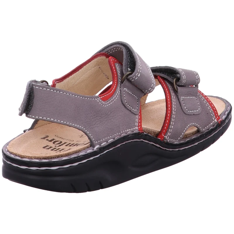 FinnComfort Sandale Yuma grau-kombi.