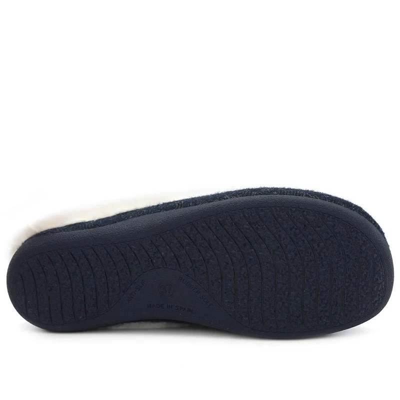 Feria Cushioned Full Slippers - FERIA / 330 048 - Navy