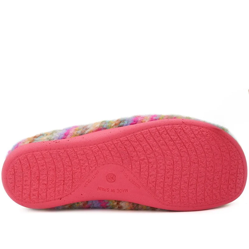 Frisbee Mule Slippers - FRISBEE / 330 047 - Pink Multi