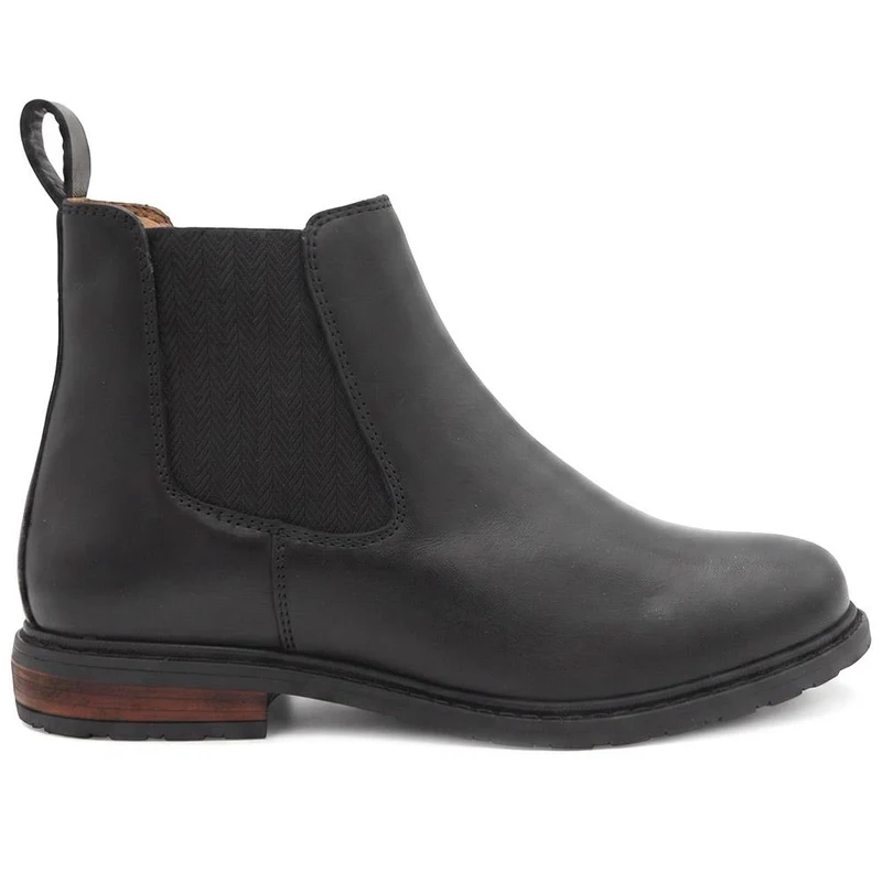 Mayah Wide Fit Leather Chelsea Boots - MAYAHWIDE / 329 731 - Black Leather