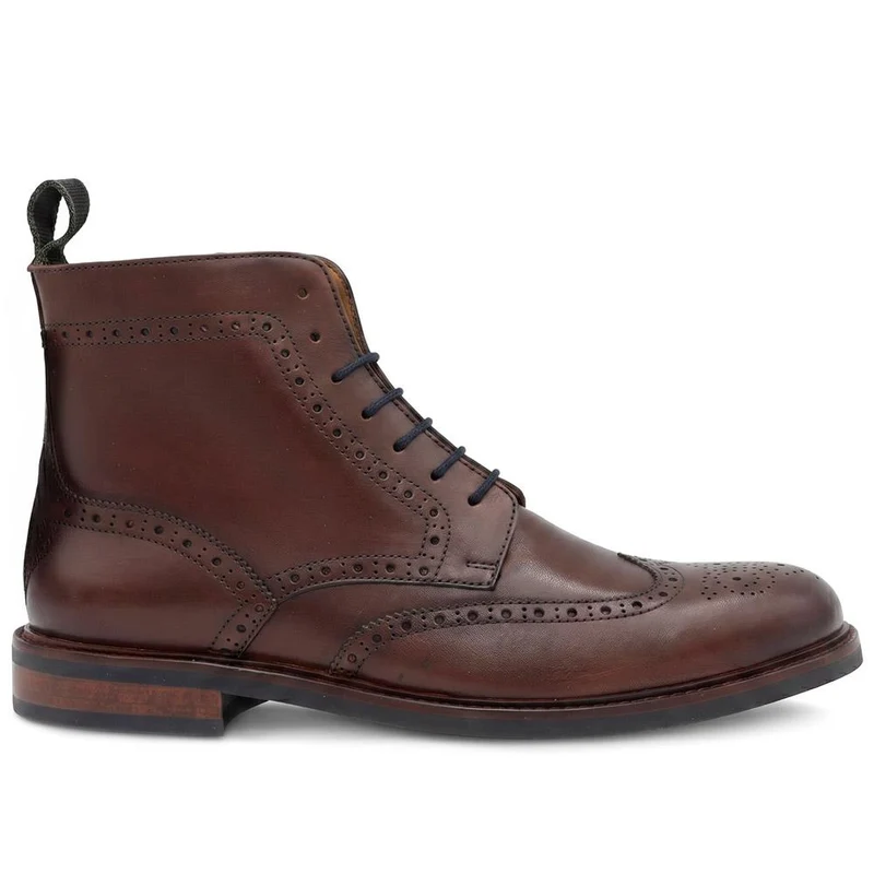 Fletcher Leather Boots - FLETCHER / 325 743 - Chestnut