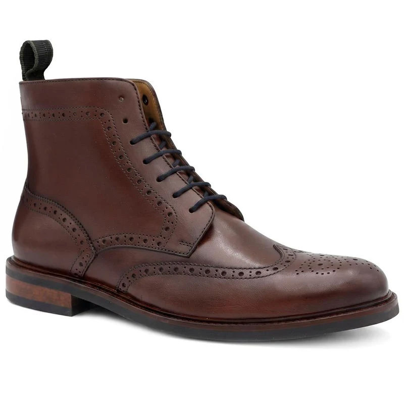 Fletcher Leather Boots - FLETCHER / 325 743 - Chestnut