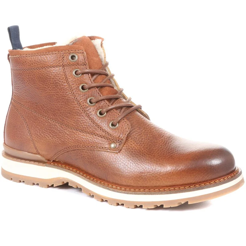 Ealing Leather Ankle Boots - EALING / 321 007 - Tan