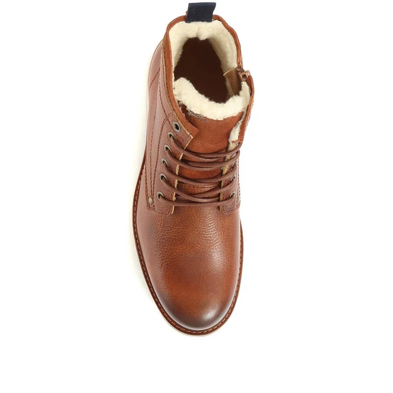 Ealing Leather Ankle Boots - EALING / 321 007 - Tan
