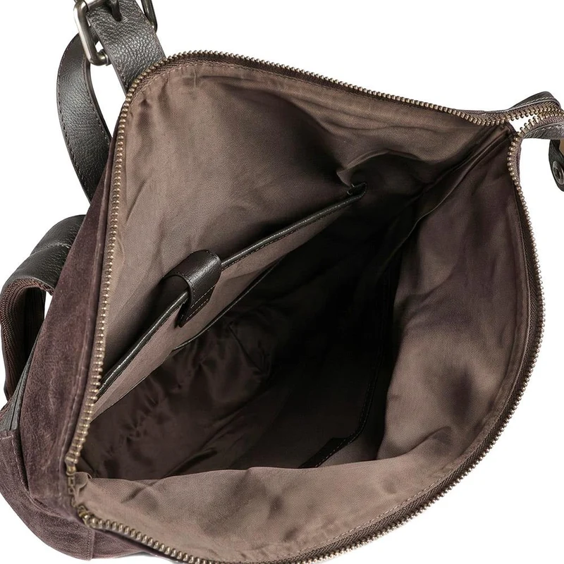 Uphall Leather Backpack - UPHALL / 328 520 - Chocolate Suede