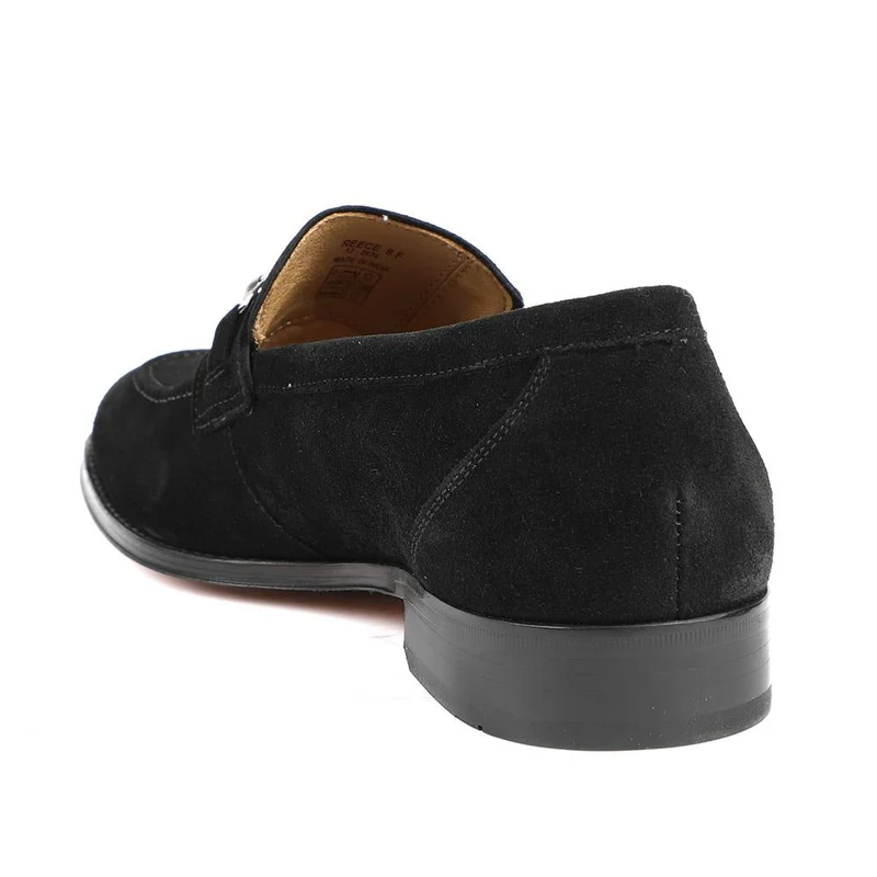 Reece Leather Loafers - REECE / 325 745 - Black Suede