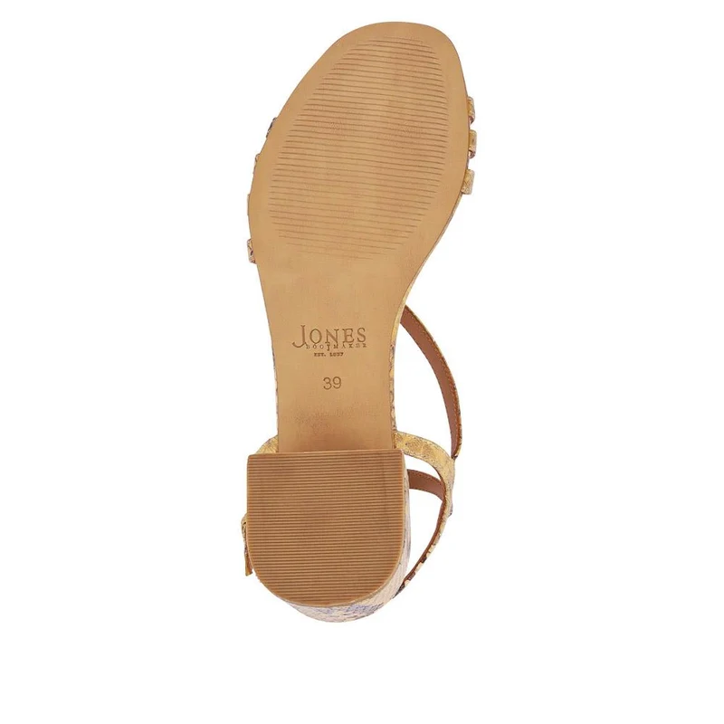 Ginette2 Heeled Leather Sandals - GINETTE2 / 325 061 - Snake