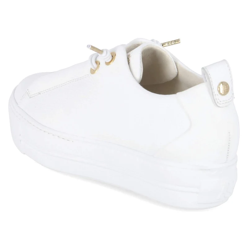 Plateau-Sneaker Weiß
