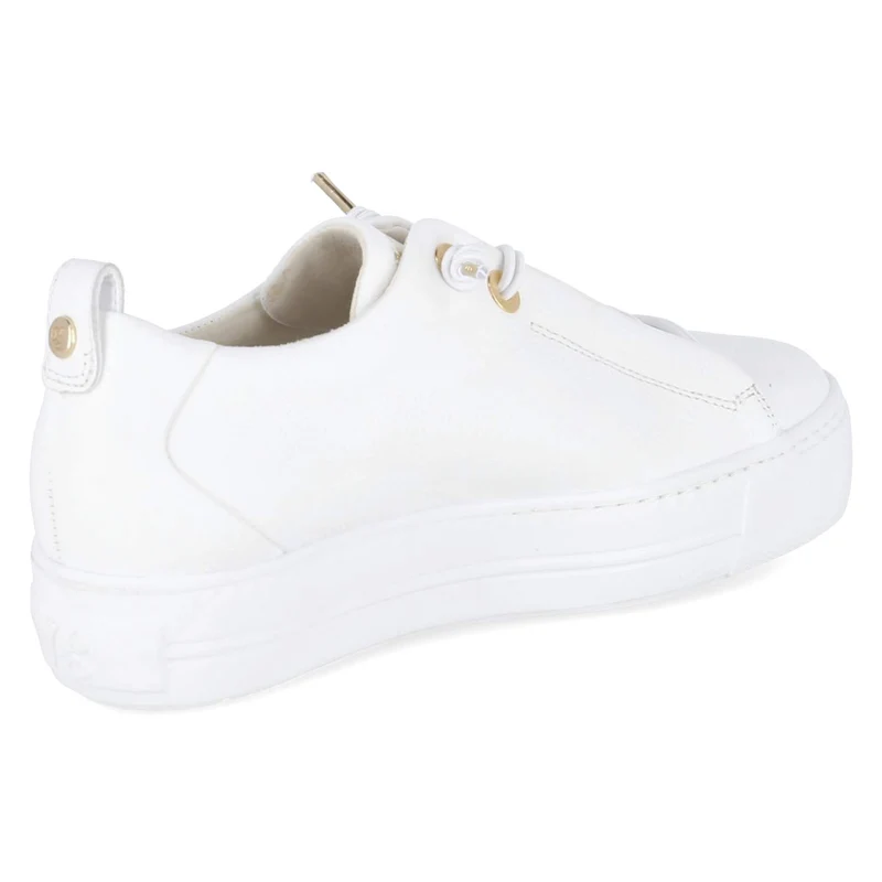 Plateau-Sneaker Weiß