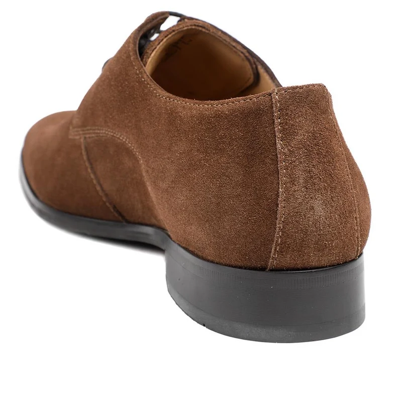Melvin Leather Oxford Shoes - MELVIN / 325 747 - Brown Suede
