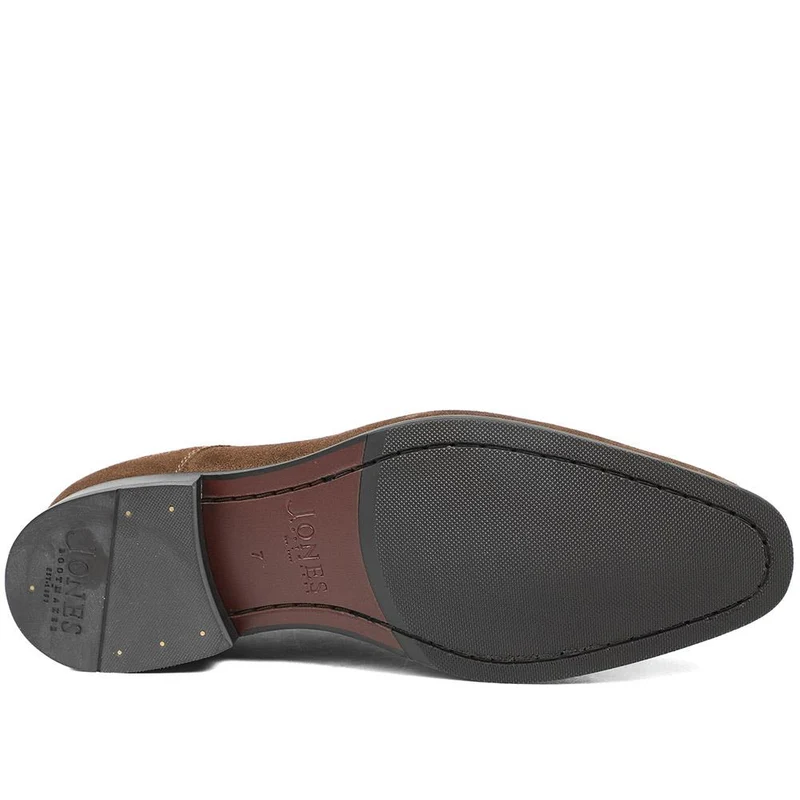 Melvin Leather Oxford Shoes - MELVIN / 325 747 - Brown Suede