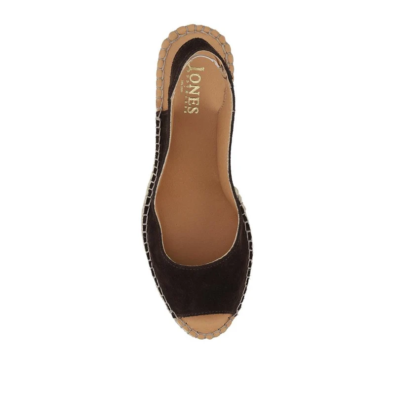 Wide-Fitting Leather Sandals - ROSANNAWIDE / 327 521 - Chocolate Suede