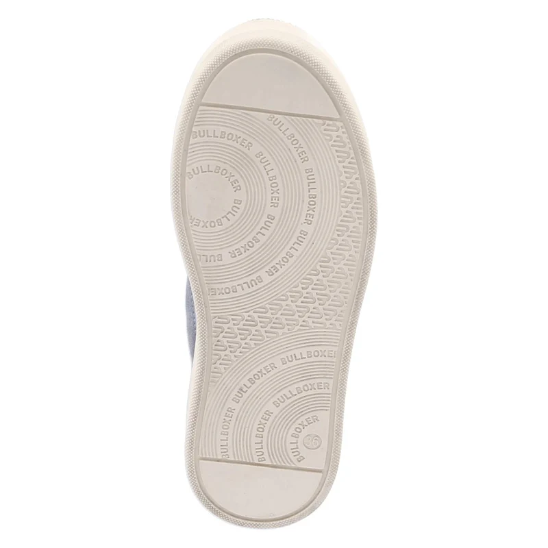 Plateau-Sneaker Blau