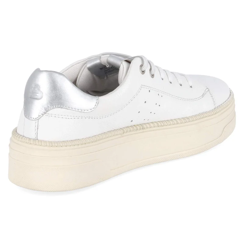 Plateau-Sneaker Weiß