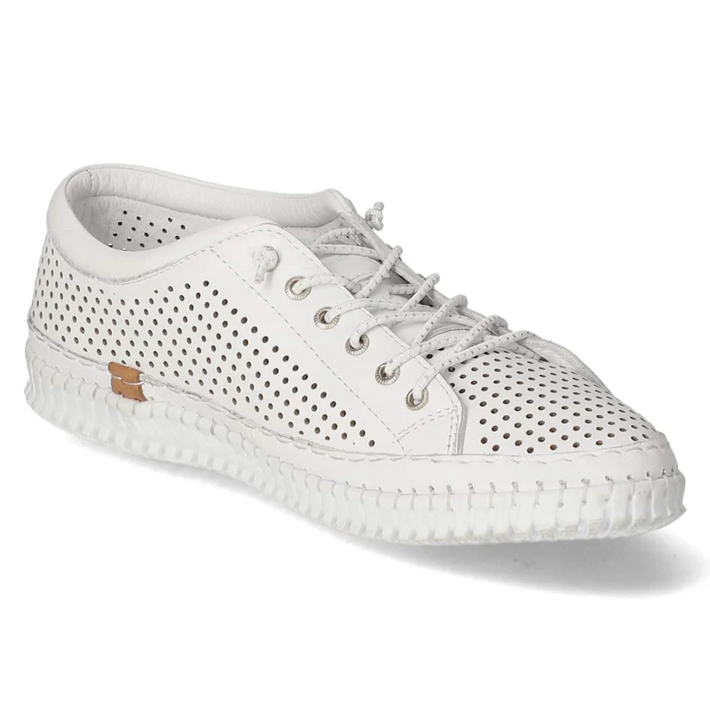 Halbschuhe Weiß