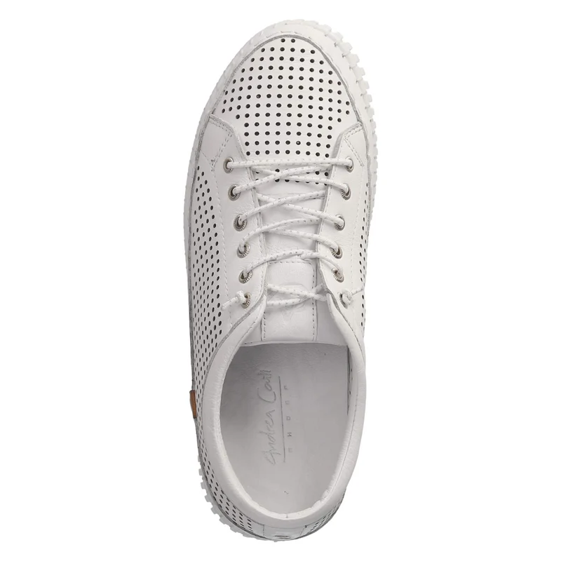 Halbschuhe Weiß