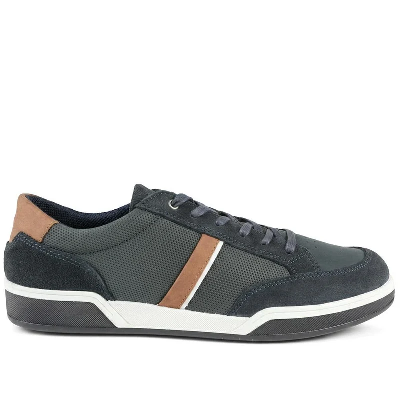 Salvator Wide Fit Leather Trainers - SALVATOR / 329 185