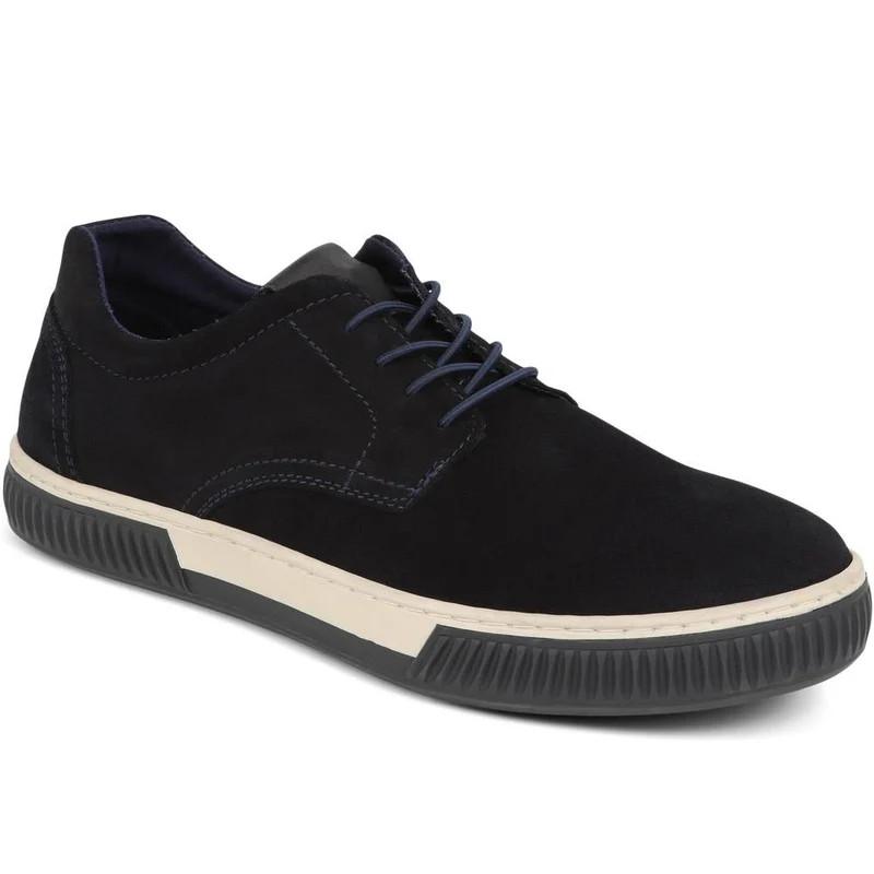 Seaford Suede Trainers - SEAFORD / 325 136 - Navy Suede