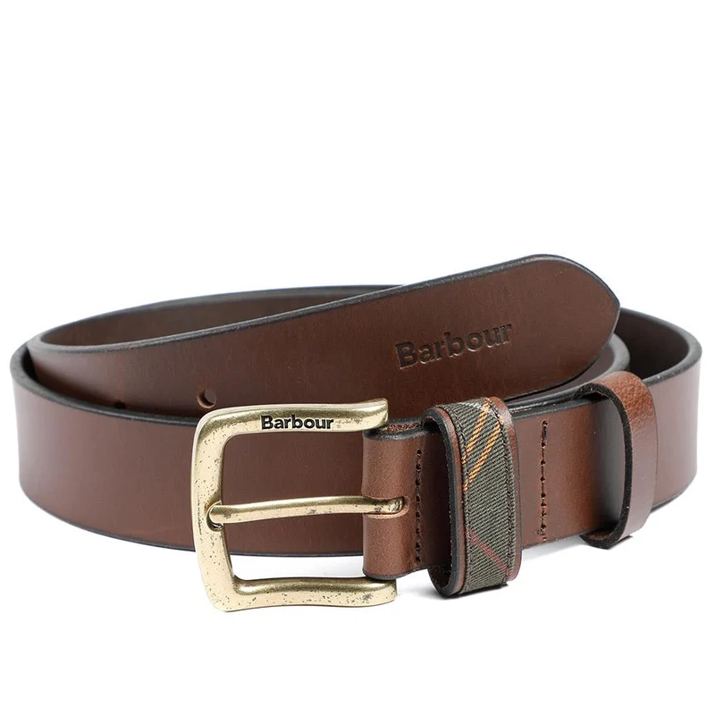 Barbour Esk Leather Belt - BARBR42022 / 328 581 - Brown